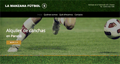 Desktop Screenshot of lamanzanafutbol5.com